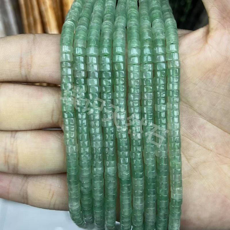 2*4mm天然石管珠隔片散珠玉髓青金水晶圆柱隔珠diy饰品配件批发|undefined