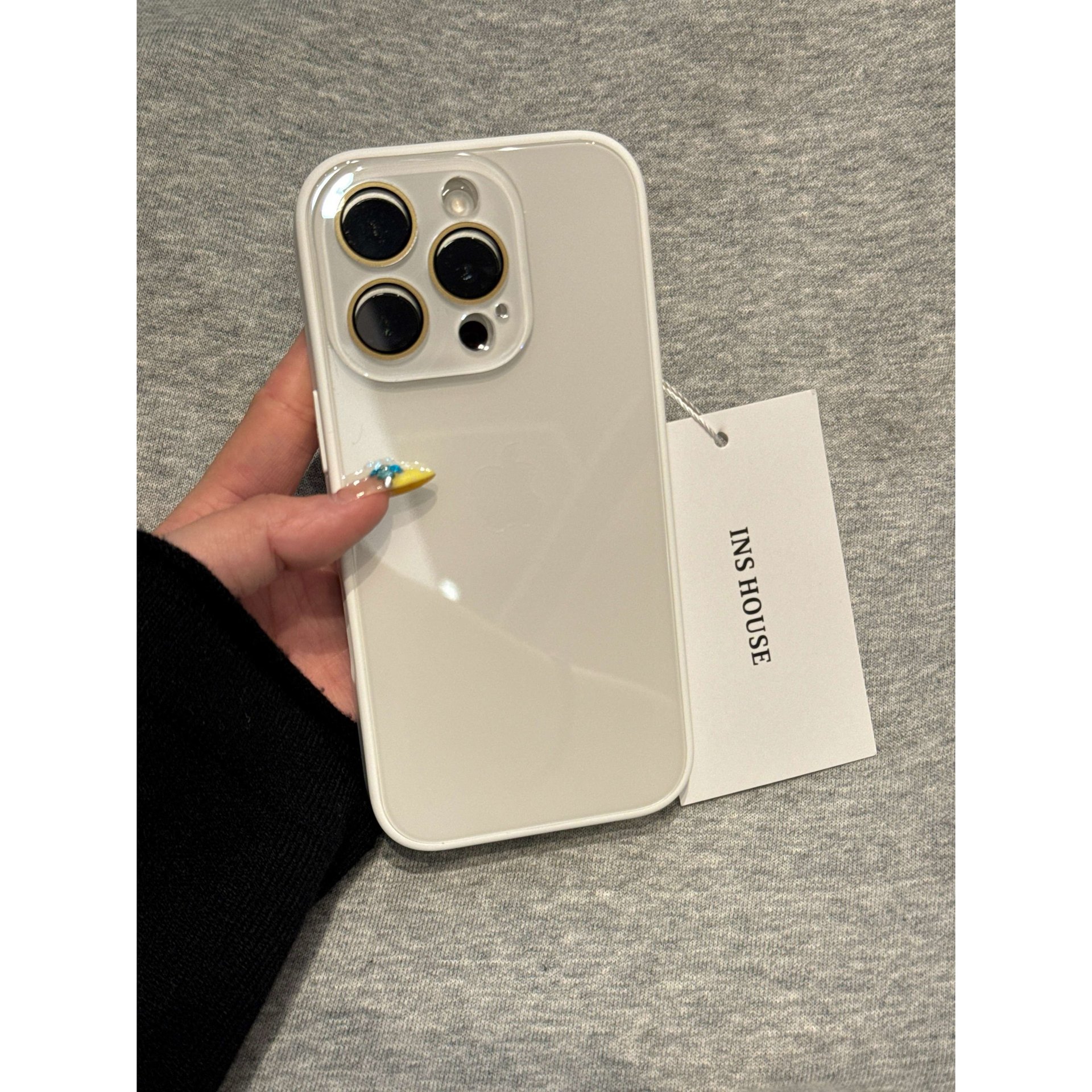 Korean-style Ins Clear Candy-colored Lens Protector Suitable For IPhone 16 Pro Max And 15 Phone Case_voghion.com