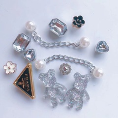 ins可愛趣味奶酪洞洞鞋鞋扣配件DIY創意可拆卸鞋子裝飾品少女心