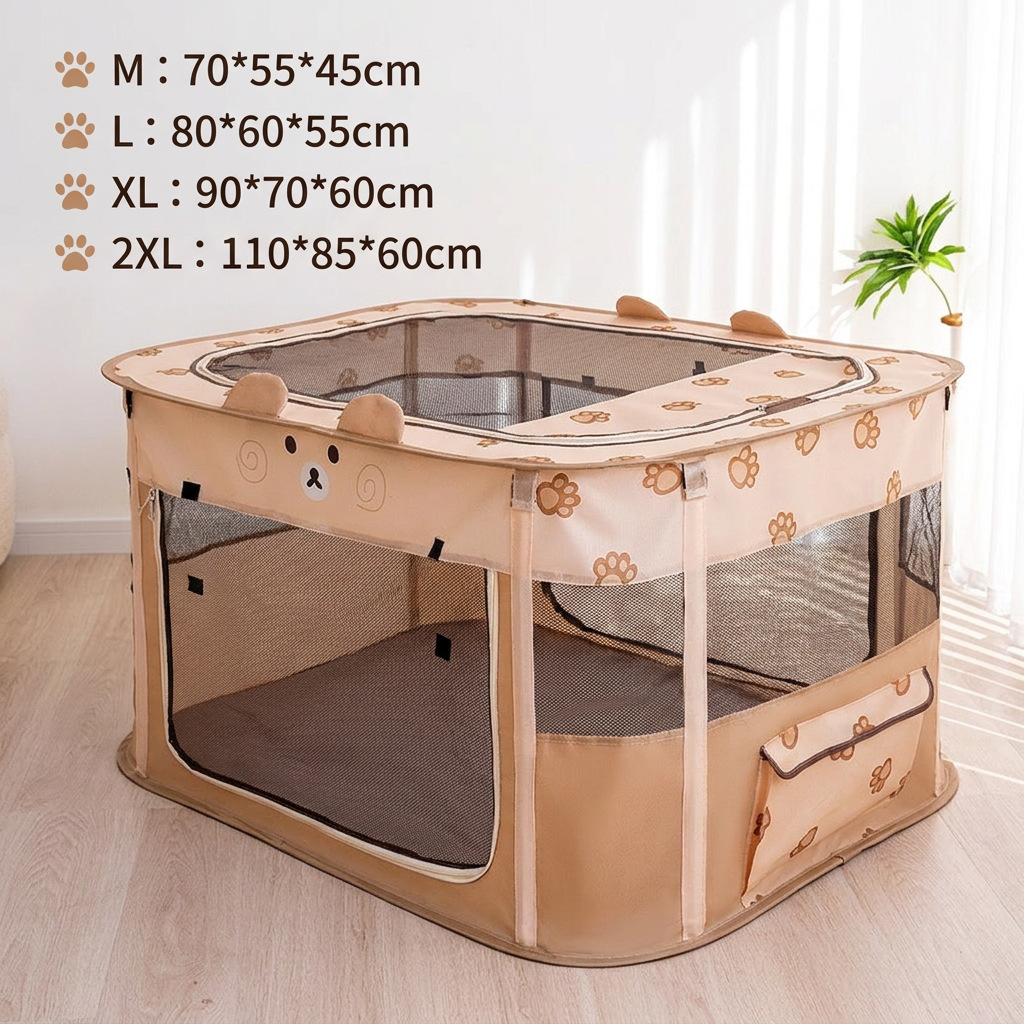 Cuarto de maternidad para gatos, nido para gatos, tienda de campaña transpirable, jaula para perros, caja cerrada para cría y maternidad, juego completo de suministros para gatos y gatitos.