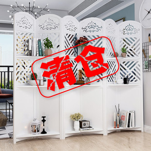 European-style Screen Partition Living Room Bedroom Sheltering Home Folding Mobile Simple Modern Internet Celebrity Entrance Wall Beauty Salon