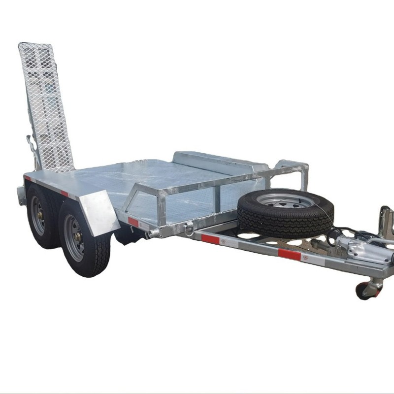 溶融亜鉛メッキ新しい小型掘削機トレーラー 8*5 マイクロ掘削機輸送車掘削機トレーラー|undefined