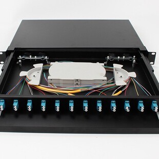 1U Pull-Out Fiber Distribution Frame 12-Port/24-Port Sc Pull-Out Fiber Distribution Frame Factory Supply