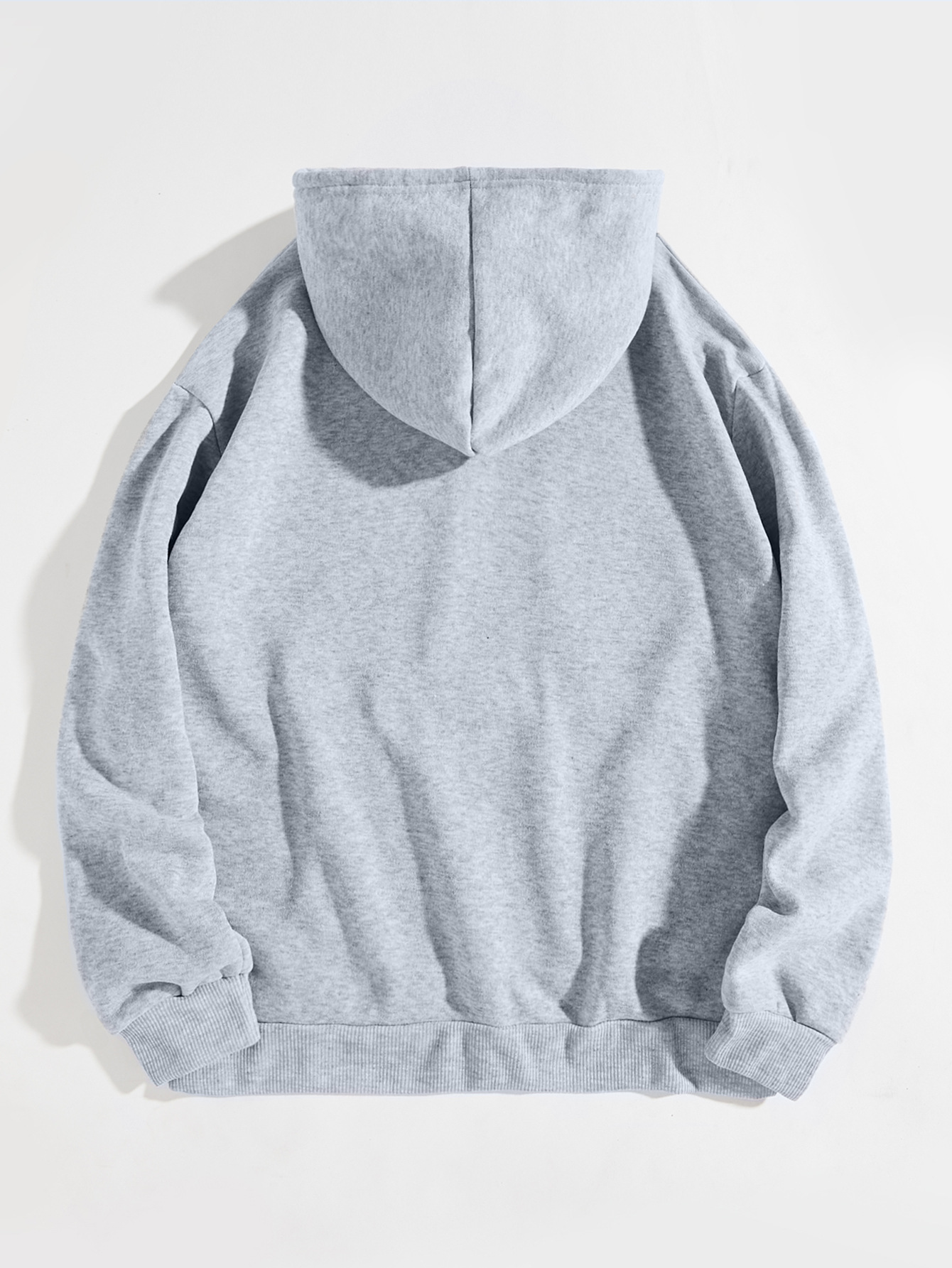 Women's hoodie plain color letter hoodie Oversized_voghion.com