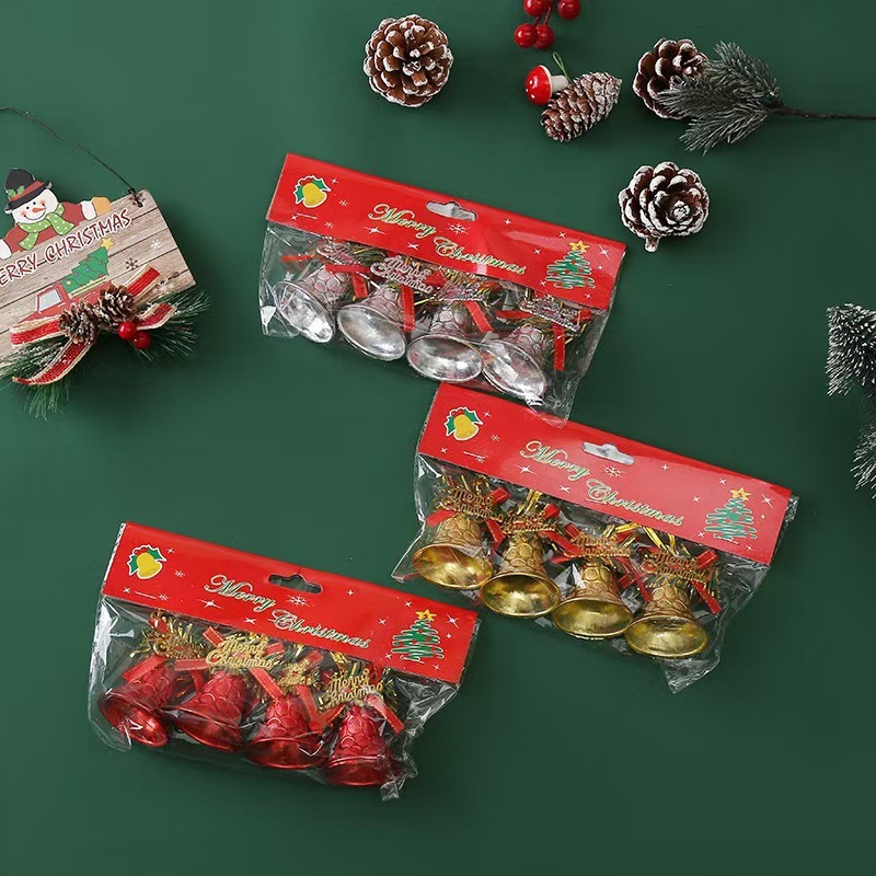 クリスマス装飾品英語蝶結びベルペンダントクリスマスツリーシーンアレンジアクセサリークリスマス装飾品|undefined