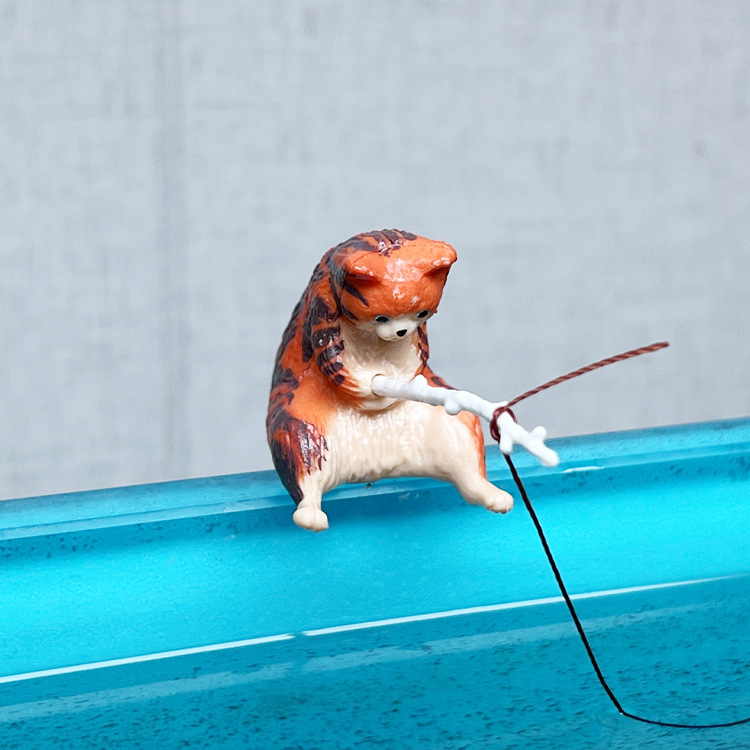 Новый красный кот-рыболов с леопардовым принтом