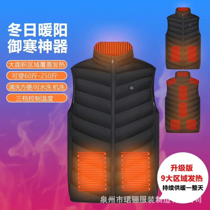 Vest charging sleevless, hairgrip for elderly, for middle age