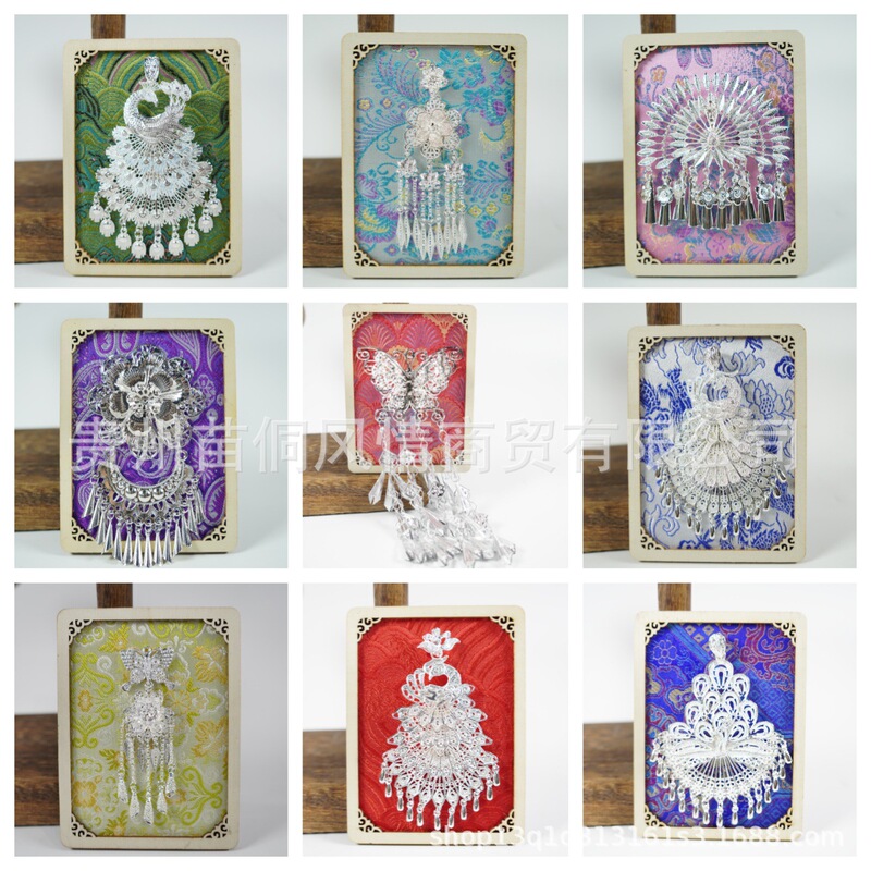 Wholesale Guizhou Qianhu Miaozhai Miao Yinfeng Back Refrigerator Stickers Ornaments Travel Souvenirs