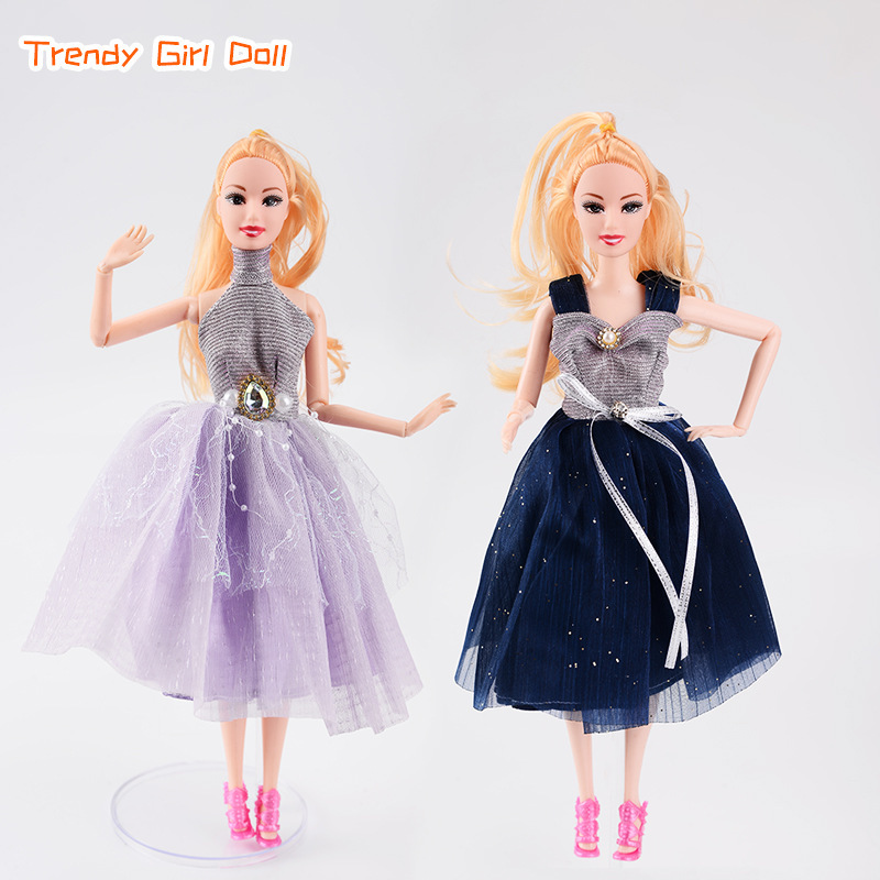 Cross-border 30cm doll wedding dress 11 inch 6 points doll clothes Baba doll skirt suit foreign trade Cross-border 30cm doll wedding dress 11 inch 6 points doll clothes Baba doll skirt suit foreign trade