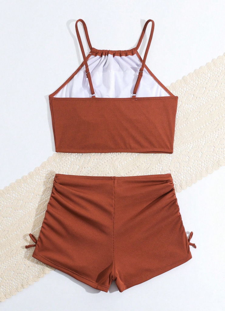Damen Zweiteiliger Bikini Für Das Thermalbad Sportliche Bademode_voghion.com