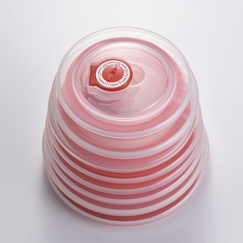 Wholesale Food Grade Plastic Pp Silicone Sealing Lid Round Microwave Oven Fresh-Keeping Lid Superimposed Universal Bowl Lid Single Lid