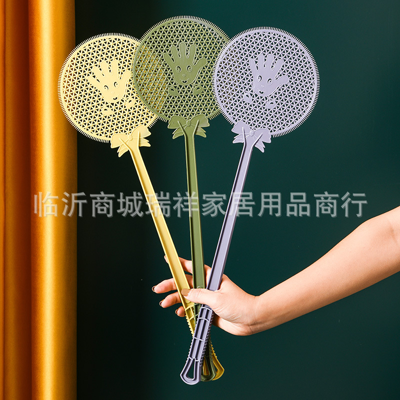 Happy Paipai new 9903 cartoon fly swatter creative swatter not bad, home manual mosquito swatter for killing flies swatter