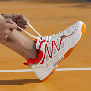 Спортивная обувь для бадминтона, волейбольная обувь для настольного тенниса, тенниски, большой размер