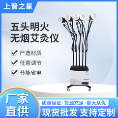 五頭明火無煙灸器無煙無味艾柱艾条雷灸温灸器灸煙浄化器