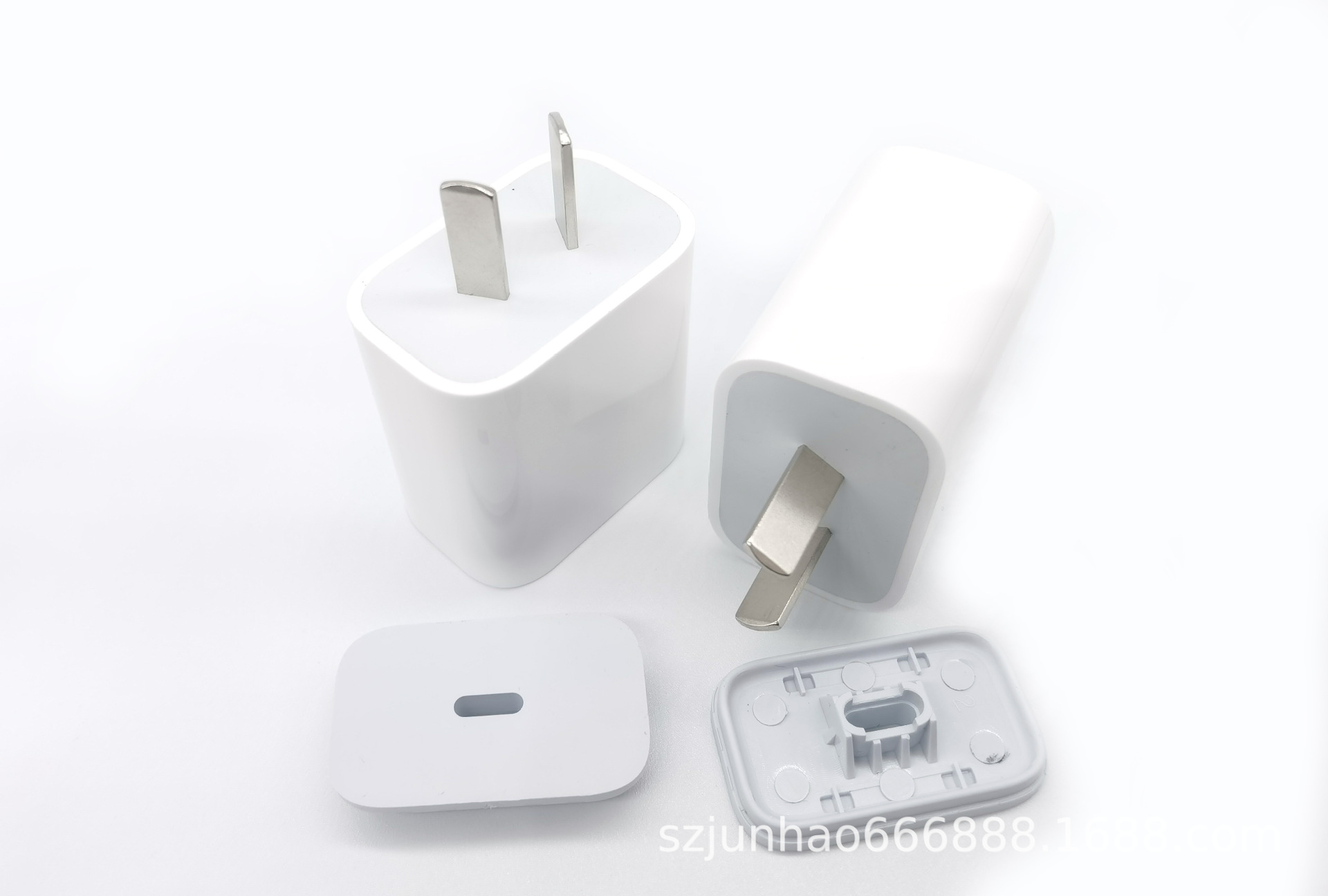 PD20W八字脚澳规 type-c超声外壳 电源适配器外壳 闪充充电器外壳