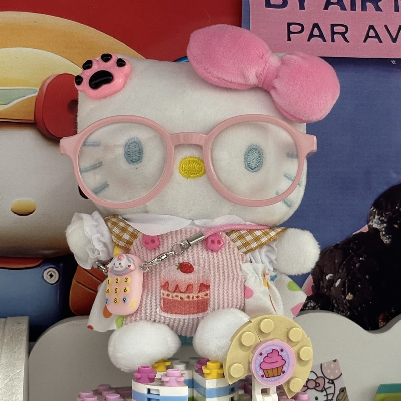 ハローキティバッグペンダントリトルシェフシリーズハローキティ人形ペンダントかわいい漫画人形キーホルダー|undefined