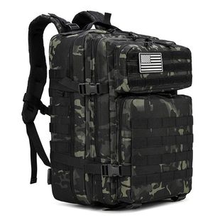 Cross-Border Popular Outdoor Tactical Backpack Molle Mountaineering Hiking Cycling Camouflage Bag Multi-Functional Sports Backpack