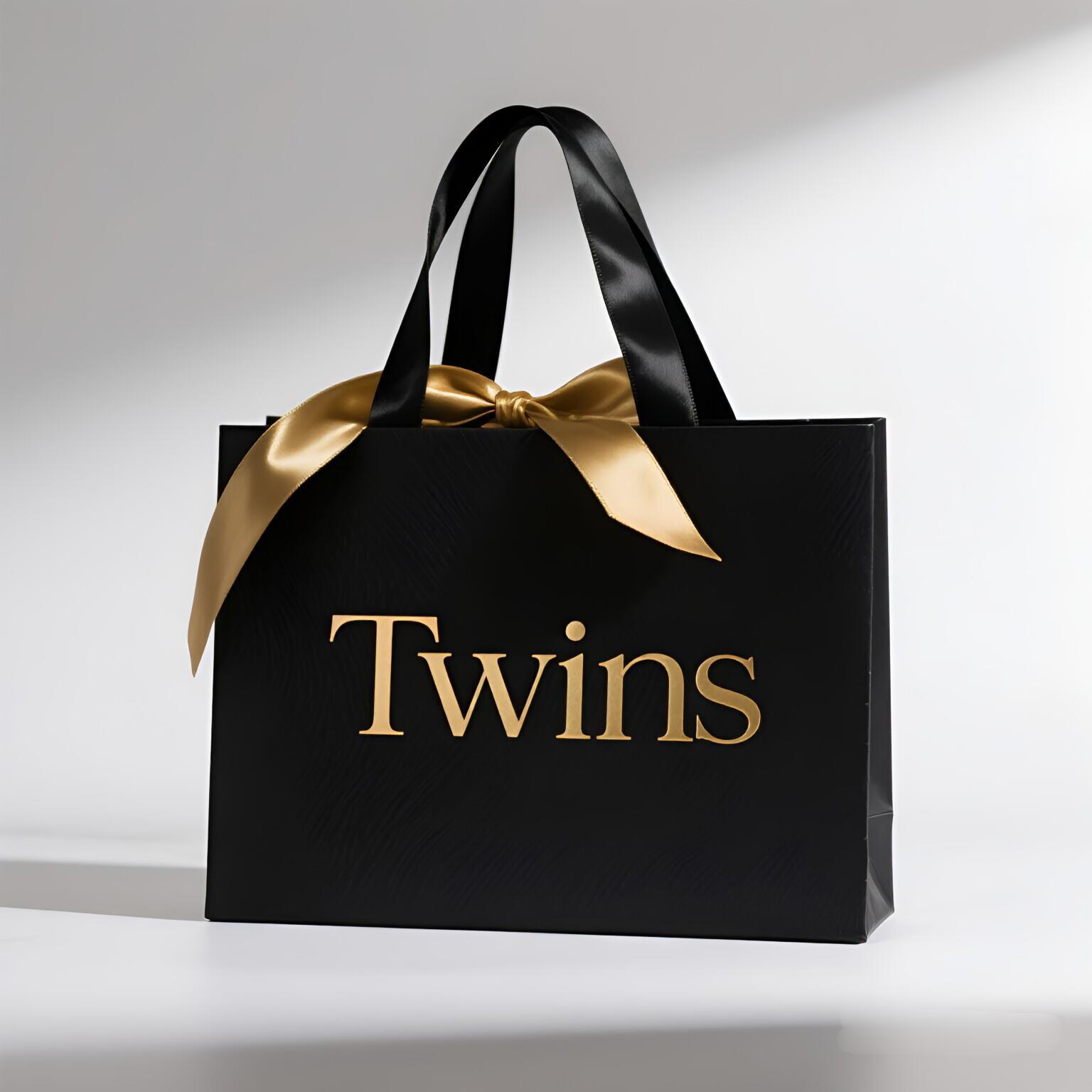 纸袋啶制手提袋礼品袋服装店礼品袋子轻奢高档热狗学生彩色泡沫