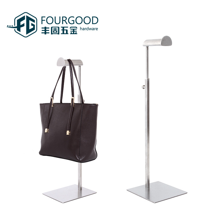 Duoku fábrica directa lote tienda de ropa pantalla soporte piso-tipo Golden Hanger hombres y mujeres de hierro estante bolsa estante image 3