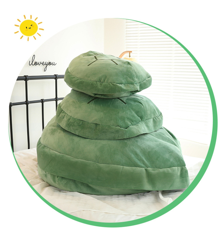 Zhao Lusi's Same Style Turtle Shell Wearable Clothing Plush Toy Oversized Turtle Shell Pillow Doll Plushie