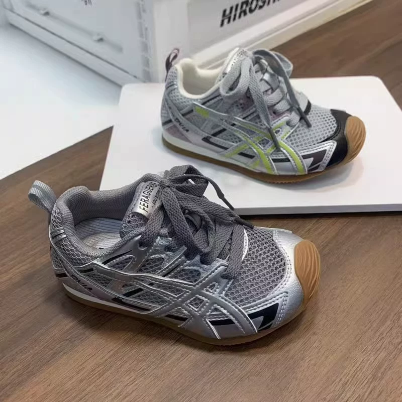 2025 летняя детская спортивная обувь для защиты от удара мягкой подошвы с одной сеткой для мужчин и женщин