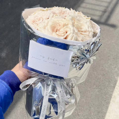 Mirror paper packaging paper metal paper silver floral gift flowers bouquet packaging material flower wrapping paper flower shop wholesale