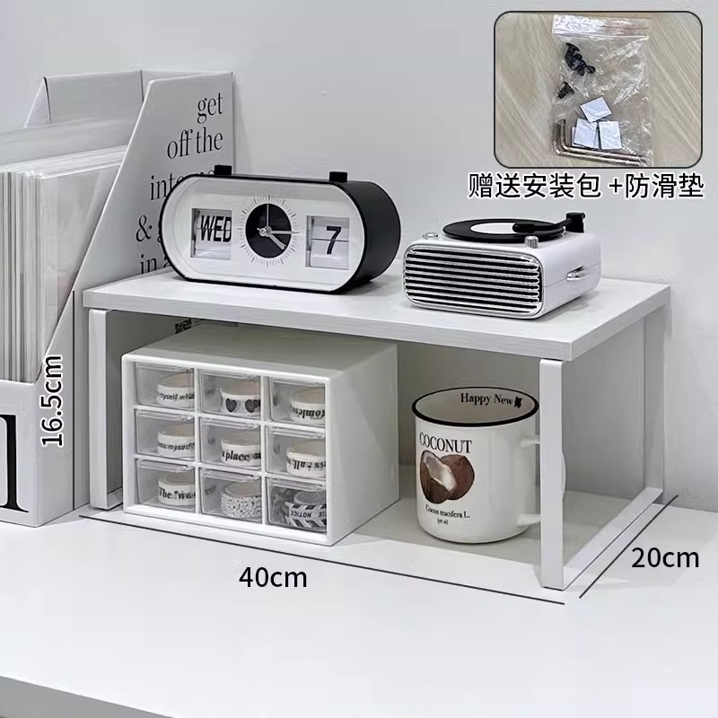 톨 모델 40X20X16.2cm 화이트 + 화이트 프레임