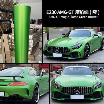 change film wholesale | Auto Color Change Film - gt-matte-magic-flame-green-calender-grade-2-year-warranty-15217mroll