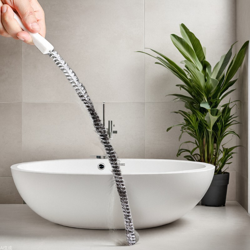 Hair Cleaning Pipe Dredging Brush Bendable Water Pipe Internal Cleaning Brush Manual Kitchen Sink Dredging Tool