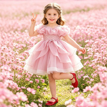 ��ͯ�R����ɫ�W������ȹ�Y��һ�ּ������Ɍ��ݳ�����ȹkids dress