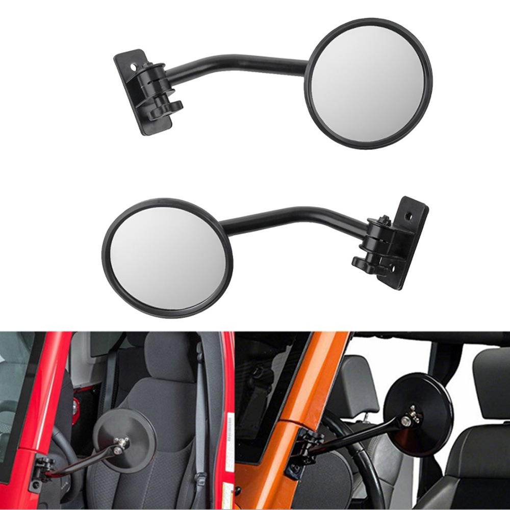 FLYQUICK, especializada en el comercio transfronterizo, ofrece nuevos vehículos todoterreno, espejos retrovisores modificados para el pilar A del Jeep Wrangler, espejos retrovisores de liberación rápida.