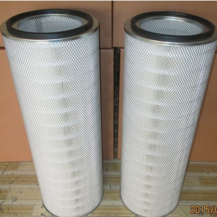 焊烟滤筒材质烤漆房粉末回收滤筒  空气净化滤清器325x1米