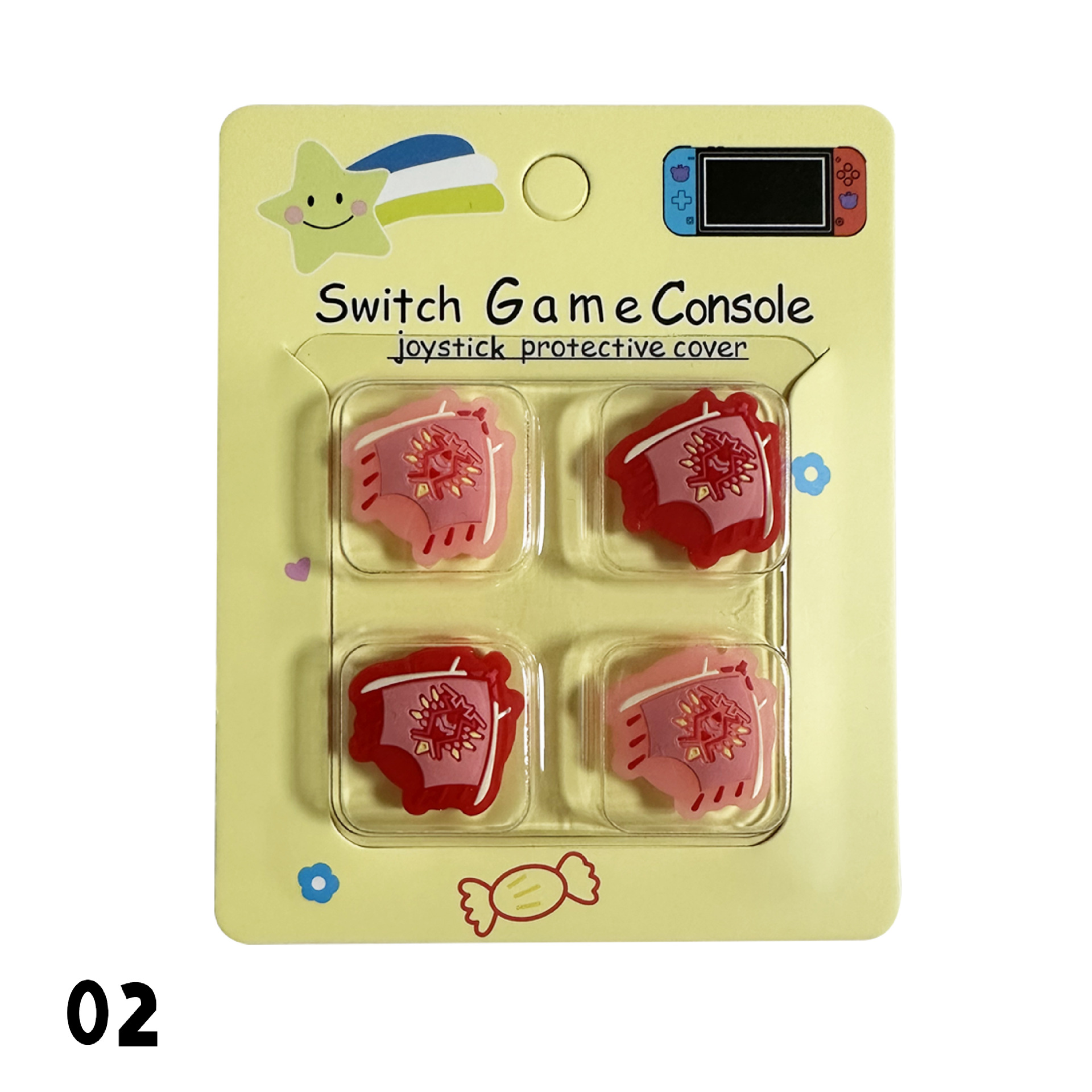 Tapa basculante de silicona de Nintendo Switch de dibujos animados NS Lite tapa basculante tapa protectora mango tapa protectora basculante