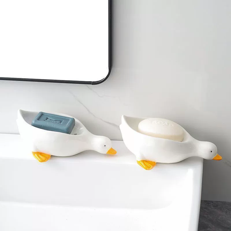 B.Duck, держатель мыла, гигиеническая сушилка для дома в виде мультяшной утки