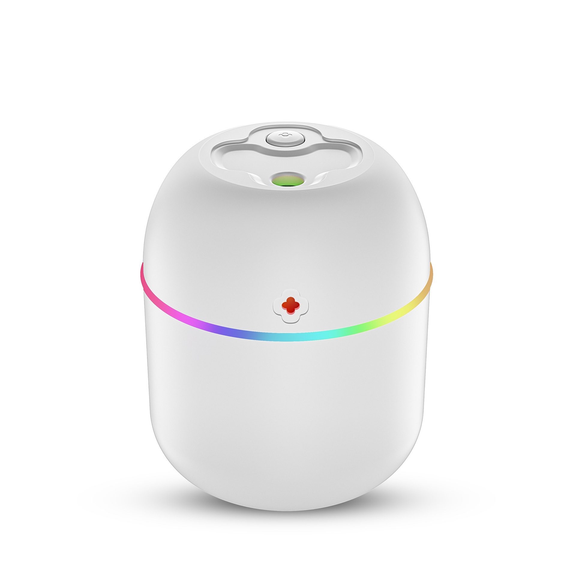 Nuevo producto antiguo estilo antiguo humidificador de vasijas de flores luces coloridas luces de atmósfera adornos de regalo silencioso humidificador de niebla grande