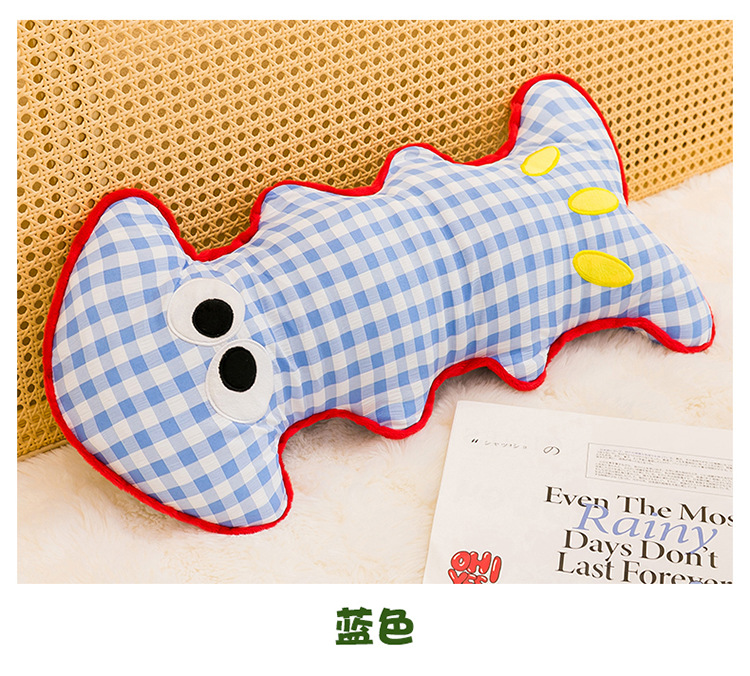 Cross-border dopamine fishbone plush pillow toy for children, long leg-hugging sleeping doll, gift for girls, wholesale