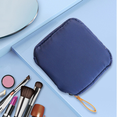Korean cosmetic bag multi-functional handbag mini red mouth pouch small and portable sanitary pad storage bag dropshipping one piece