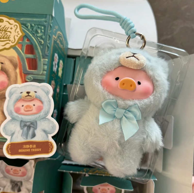 本物の LULU 豚グッドタイムズシリーズビニール 2.0 レトロテディ缶詰豚ぬいぐるみブラインドボックストレンディなギフト|undefined