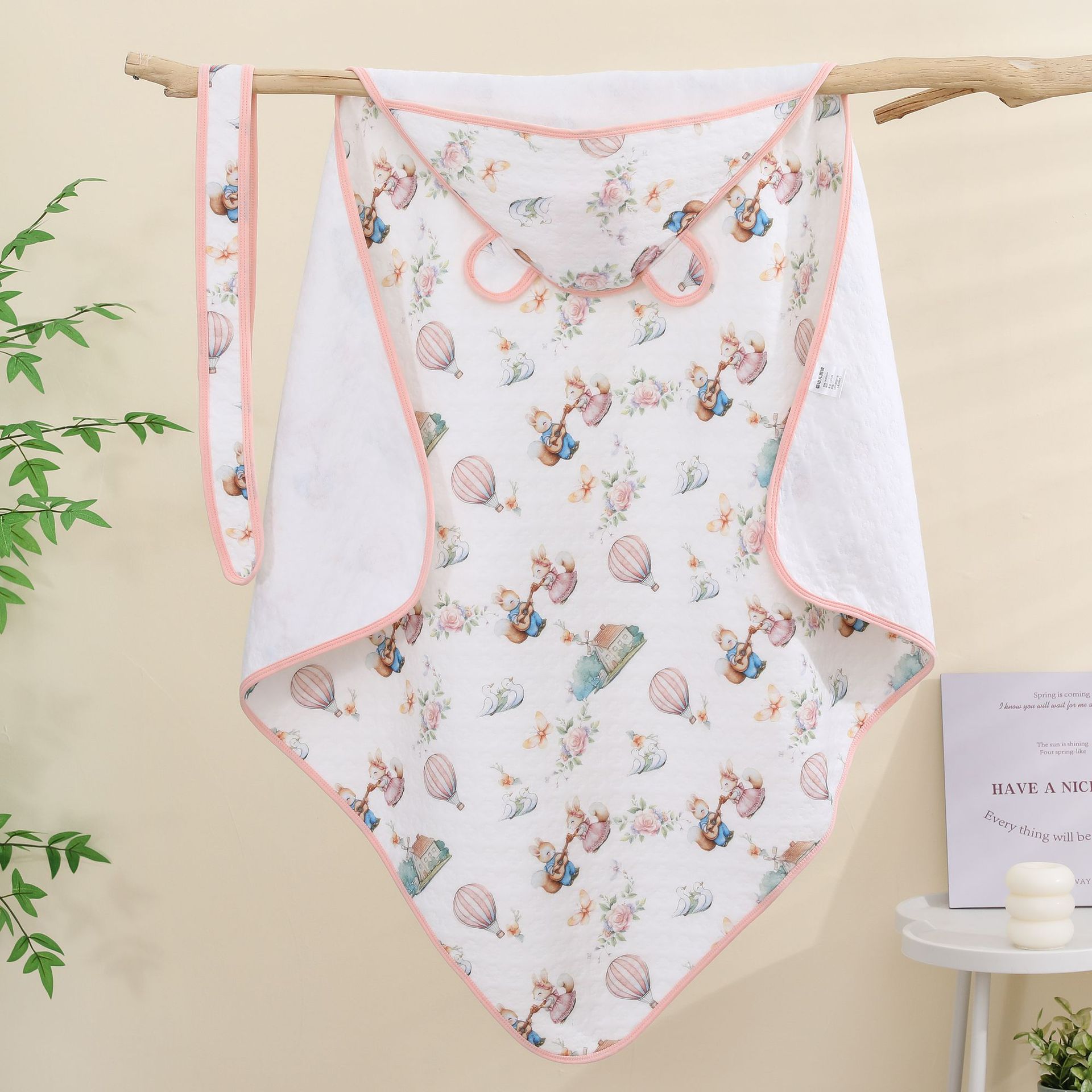 Baby Knitted Cotton Quilt Summer Infant Thin Cotton Blanket Baby Bath Towel Newborn Swaddle Quilt