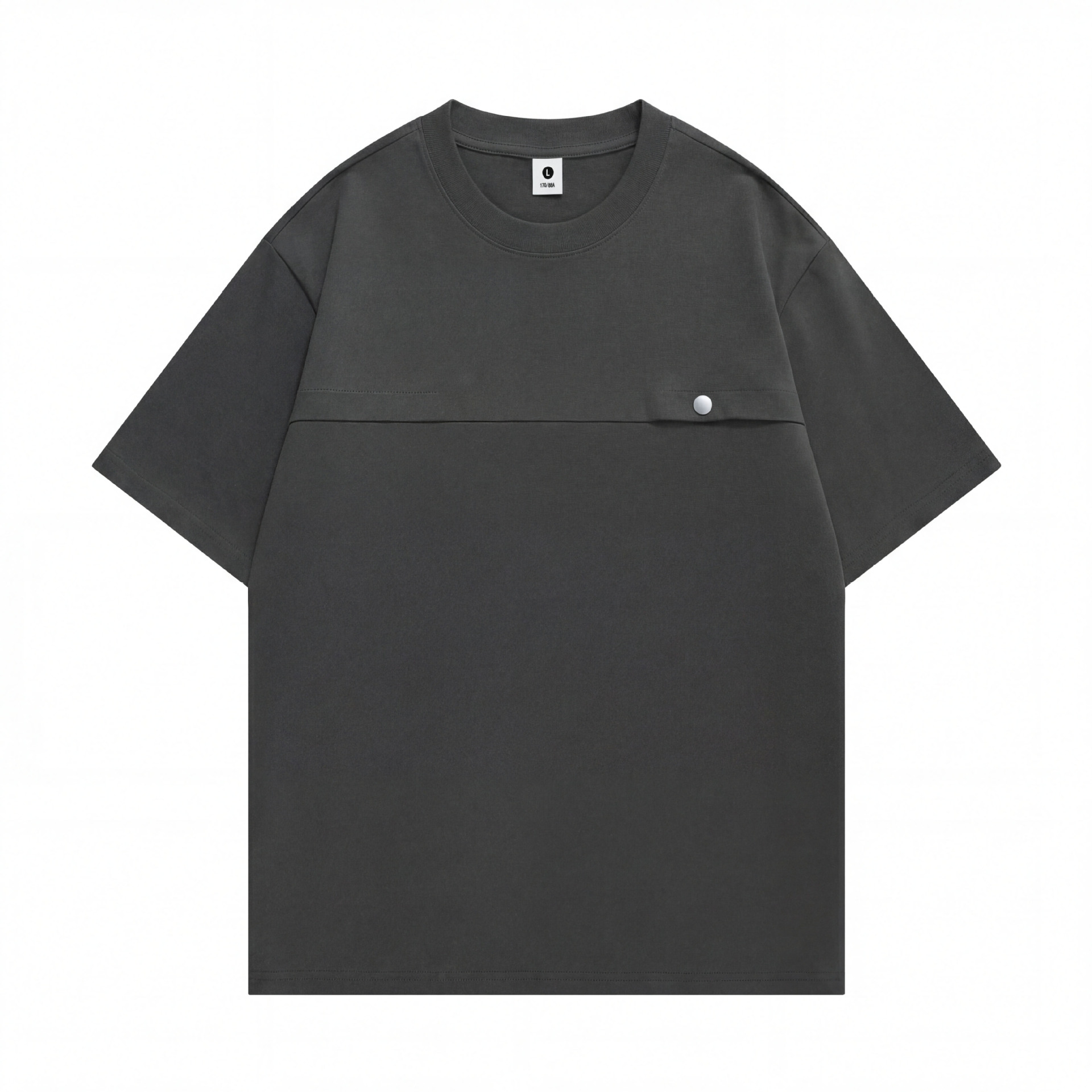 Camiseta de manga corta de marca de moda transfronteriza, camiseta de cuello redondo suelta para hombres, simple y casual de media manga, camiseta de estilo relajado para hombres.