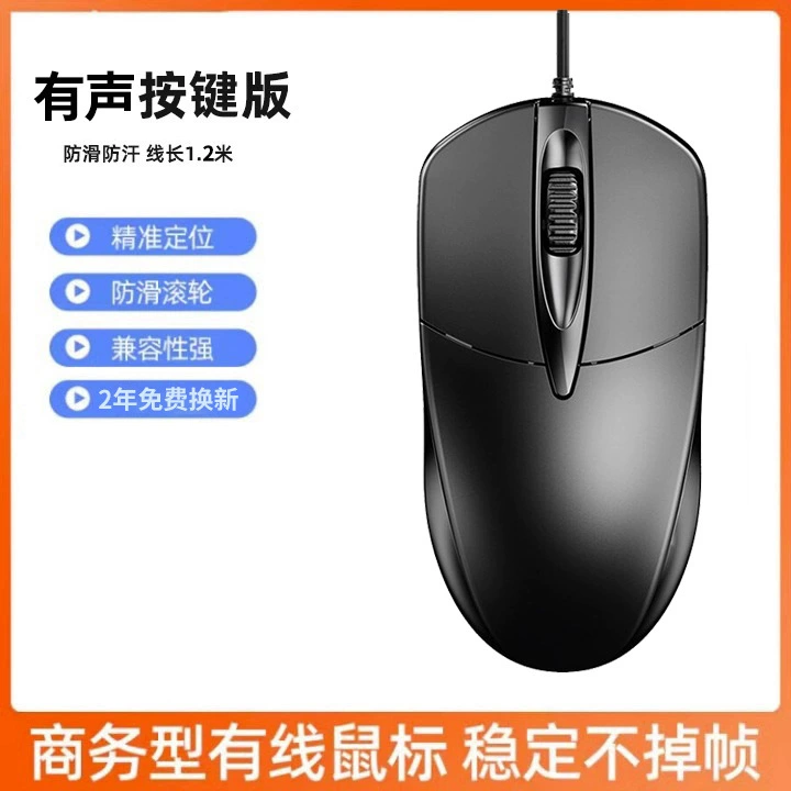 Mute mouse, gaming laptop, business version