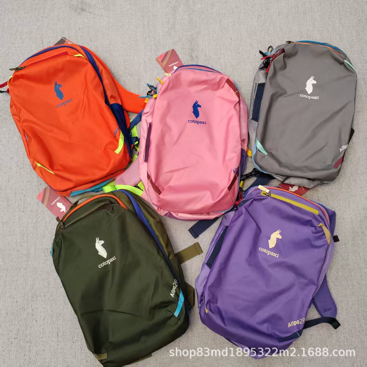 26 New Models of Alpaca Outdoor Multi-Functional Backpacks 28L Dopamine Waterproof Lightweight Casual Large-Capacity Travel Bag