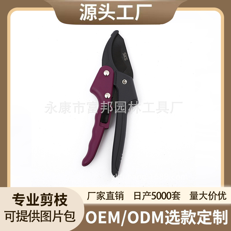 园林剪刀多功能防滑园艺剪果木树苗修枝剪盆栽花艺剪现货批发