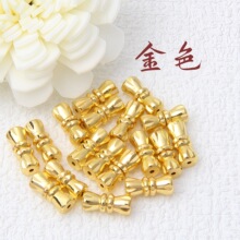 DIY饰品蝴蝶螺丝扣串珠项链手链连接螺旋扣花生扣珍珠扣保色电镀