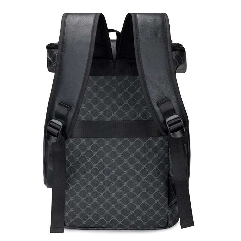 2025 nuevo estilo mochila para hombres de negocios mochila de viaje al aire libre de moda mochila de escuela secundaria de gran capacidad para estudiantes universitarios