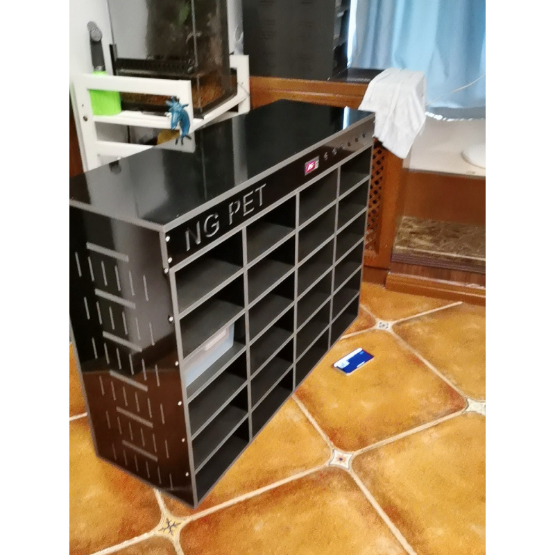 Pvc Climbing Cabinet Leopard Gecko Lizard Reptile Pet Cabinet Smart Breeding Thermostat Box 6A4 Drawer Box Eyelash Snake Cabinet