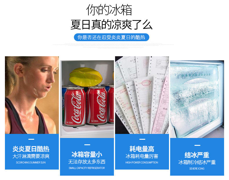 20L Mini Refrigerator for Car and Home Use, Small Single-Door Refrigerator for Dormitory and Apartment, Two-Person Cooler, Car Refrigerator Wholesale