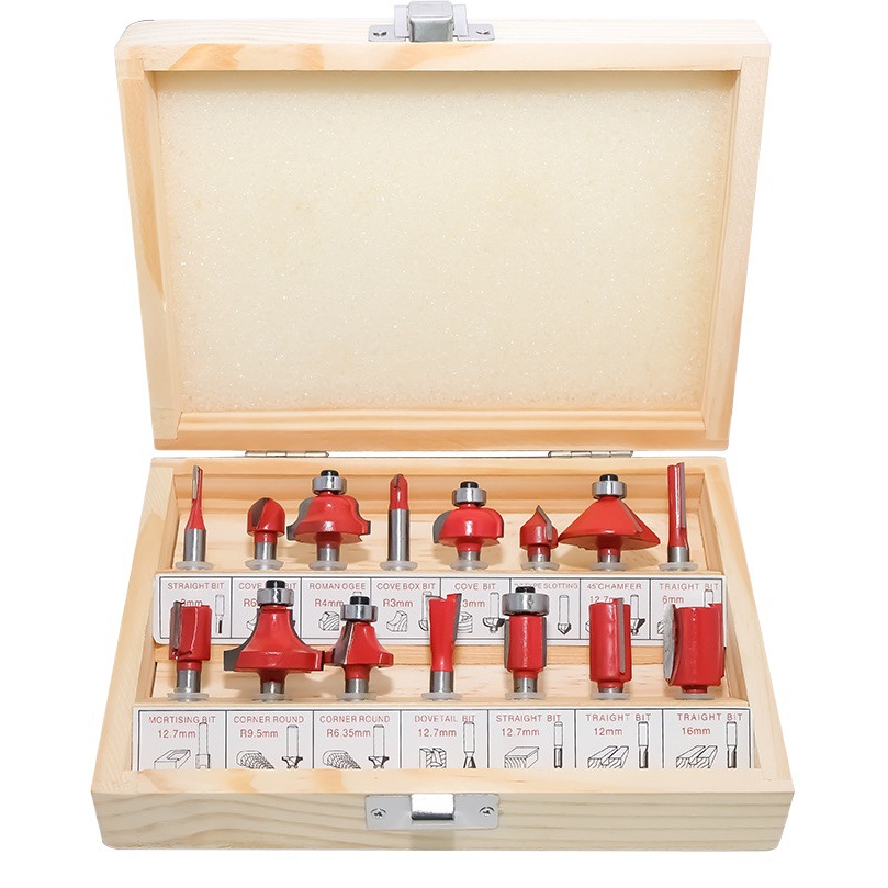 Carpintería fresa traje combinación flor cuchillo carpintería DIY recorte máquina herramienta cabeza baquelita grabado máquina recorte cuchillo herramienta