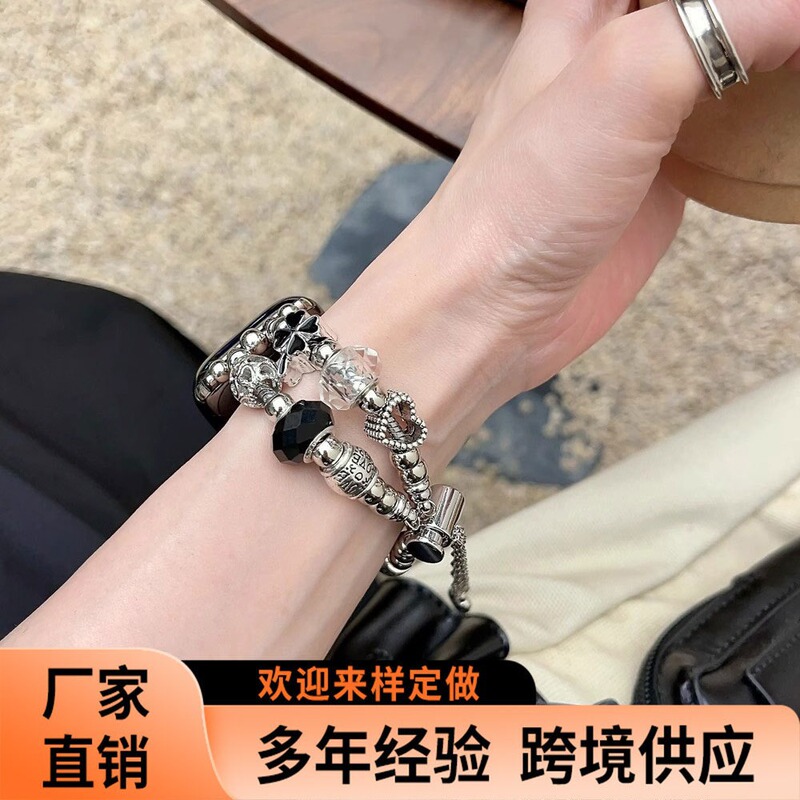 Cross-border domestic explosions for Apple Watch Apple Watch wristband strap Pandora beaded S8S9