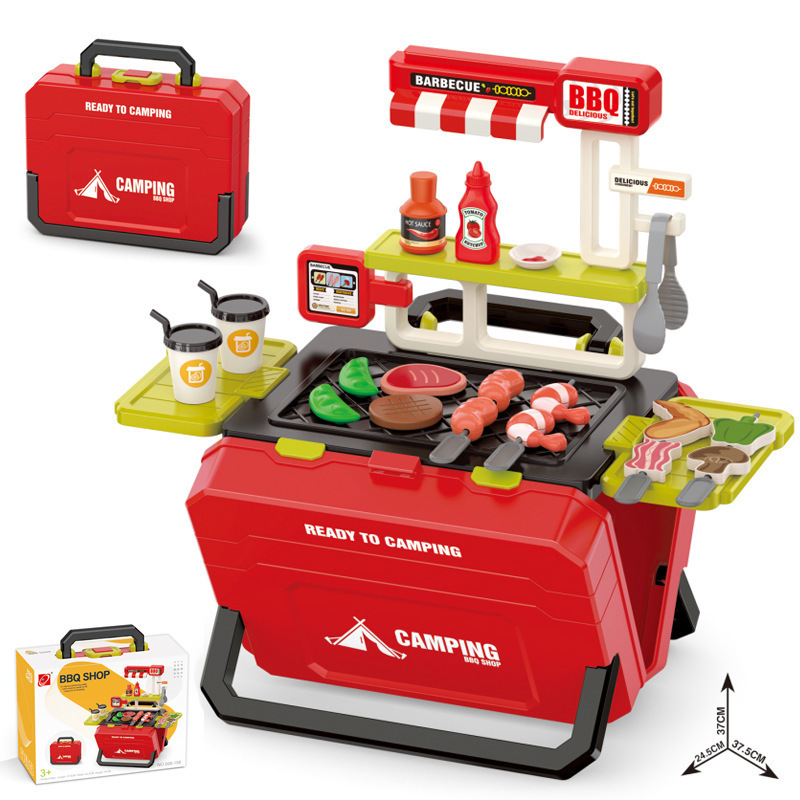 Juguetes de parrilla de parrilla portátiles para niños en el hogar juguetes de cocina para niños y niñas image 5
